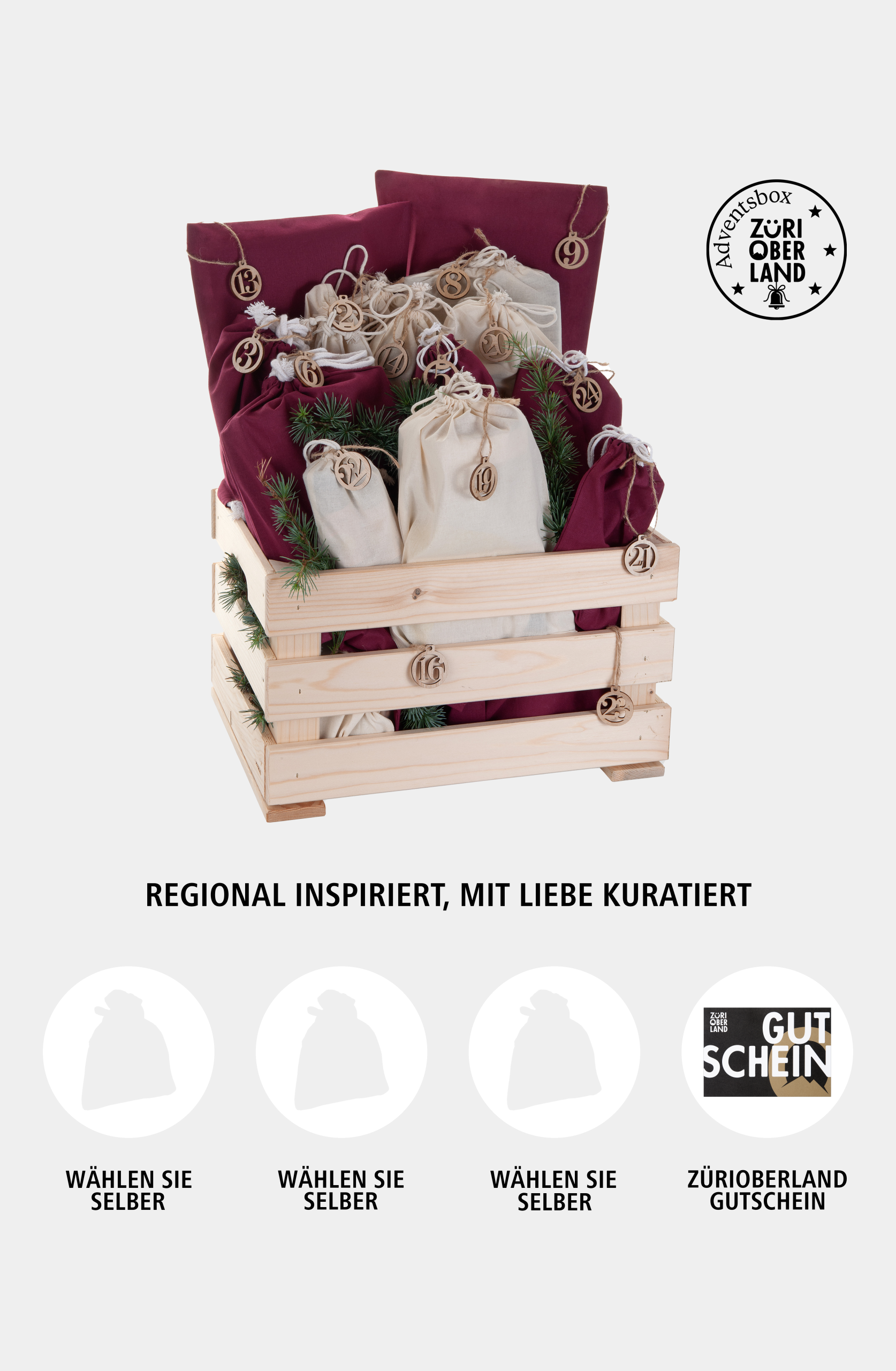 Adventsbox – 4 Säckli wählen
