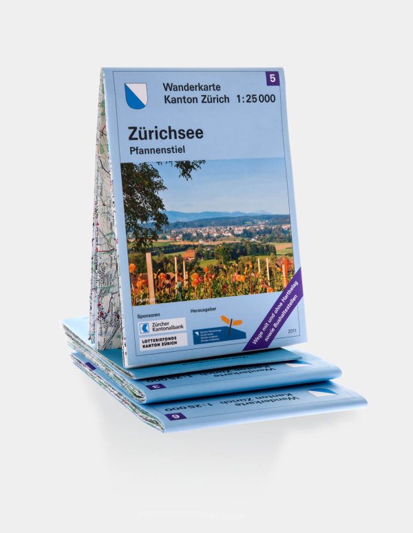 Wanderkarte Zürichsee und Pfannenstiel