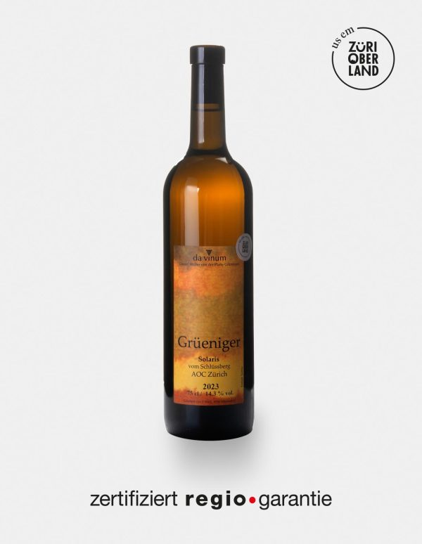 Weisswein Grüeniger Solaris