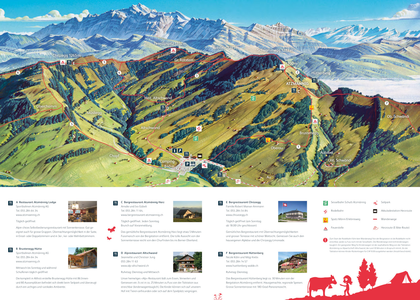 Wanderkarte Atzm nnig Standortf rderung Z rioberland