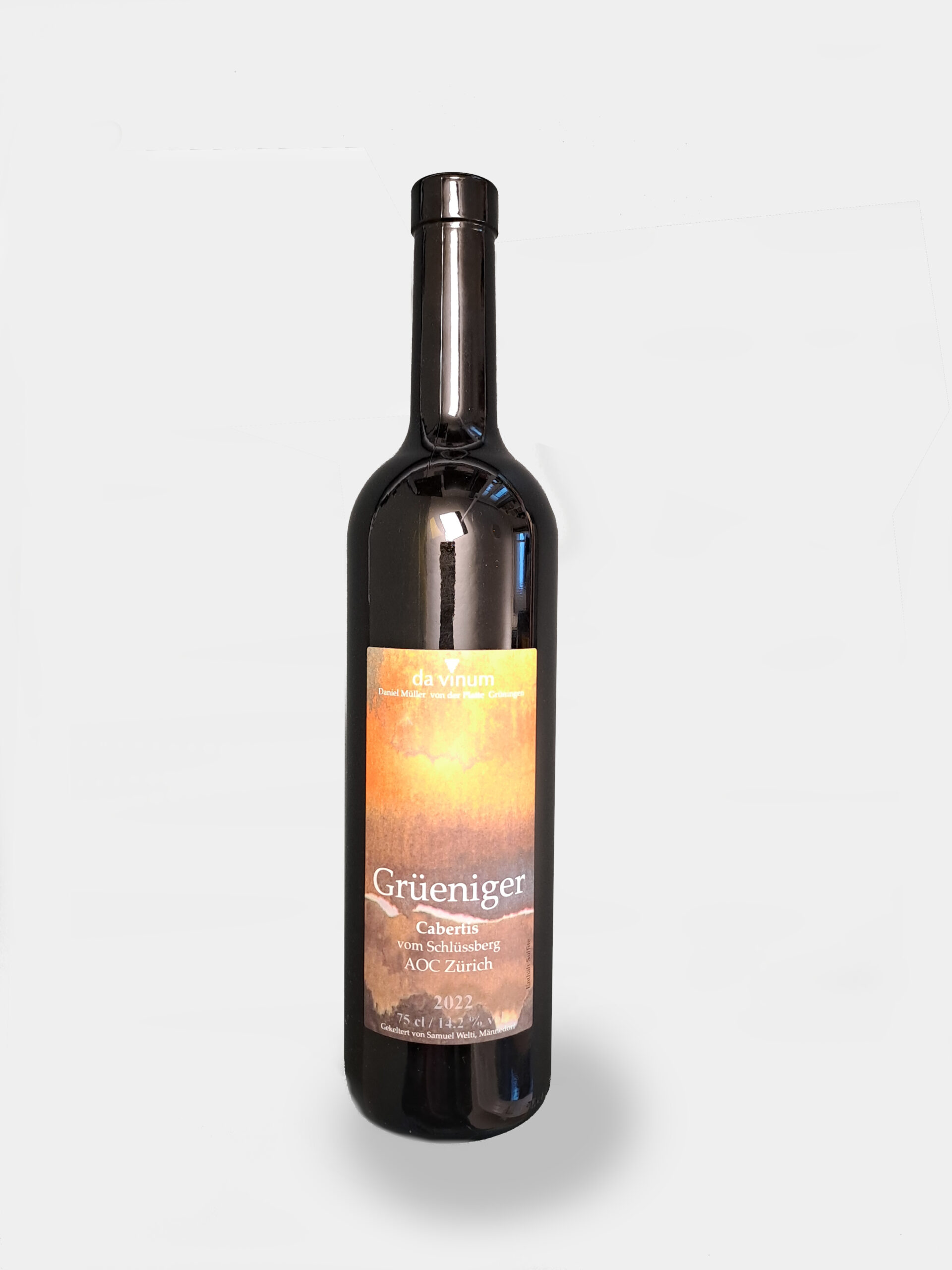 Rotwein Grüeniger Cabertis